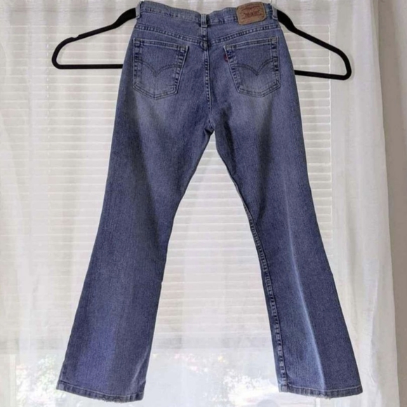 Levis 515 Denim Flared Leg 6S ~ 28"x28" | Great Boot cut Jean | Slim Fit Flare L - Picture 4 of 7